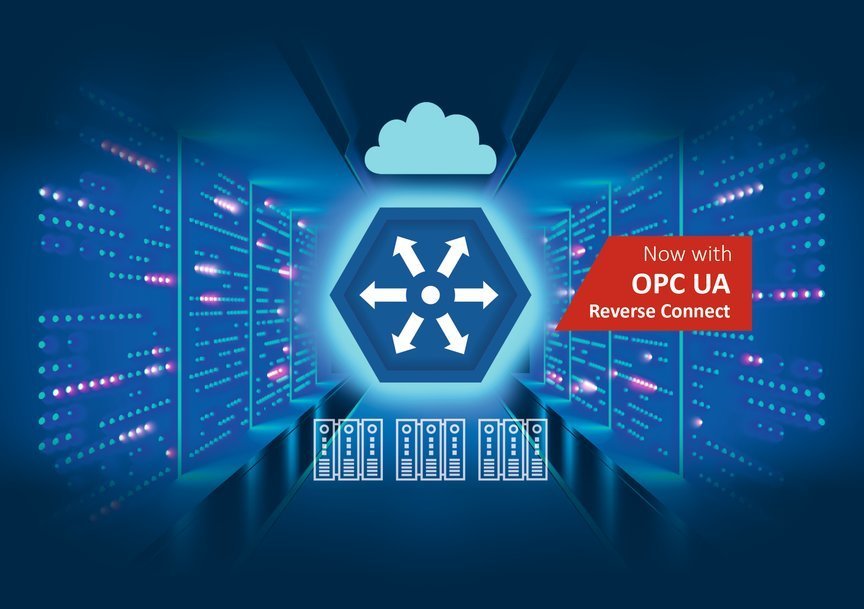 dataFEED OPC Suite Extended de Softing ofrece seguridad adicional para la integración de datos con OPC UA Reverse Connect